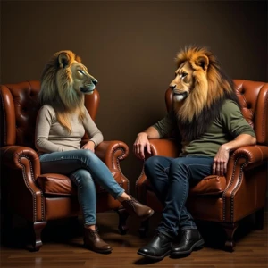 Intensiv-Coaching 1 smartLion GmbH Intensiv-Coaching Löwe Löwin Gespräch